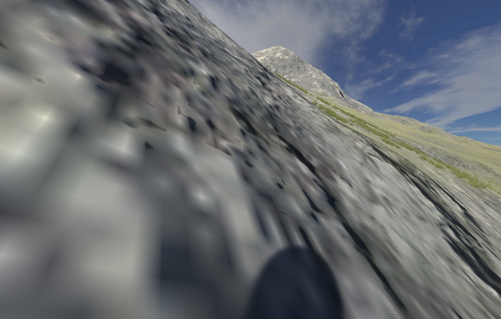 Example of terrain textures in the game