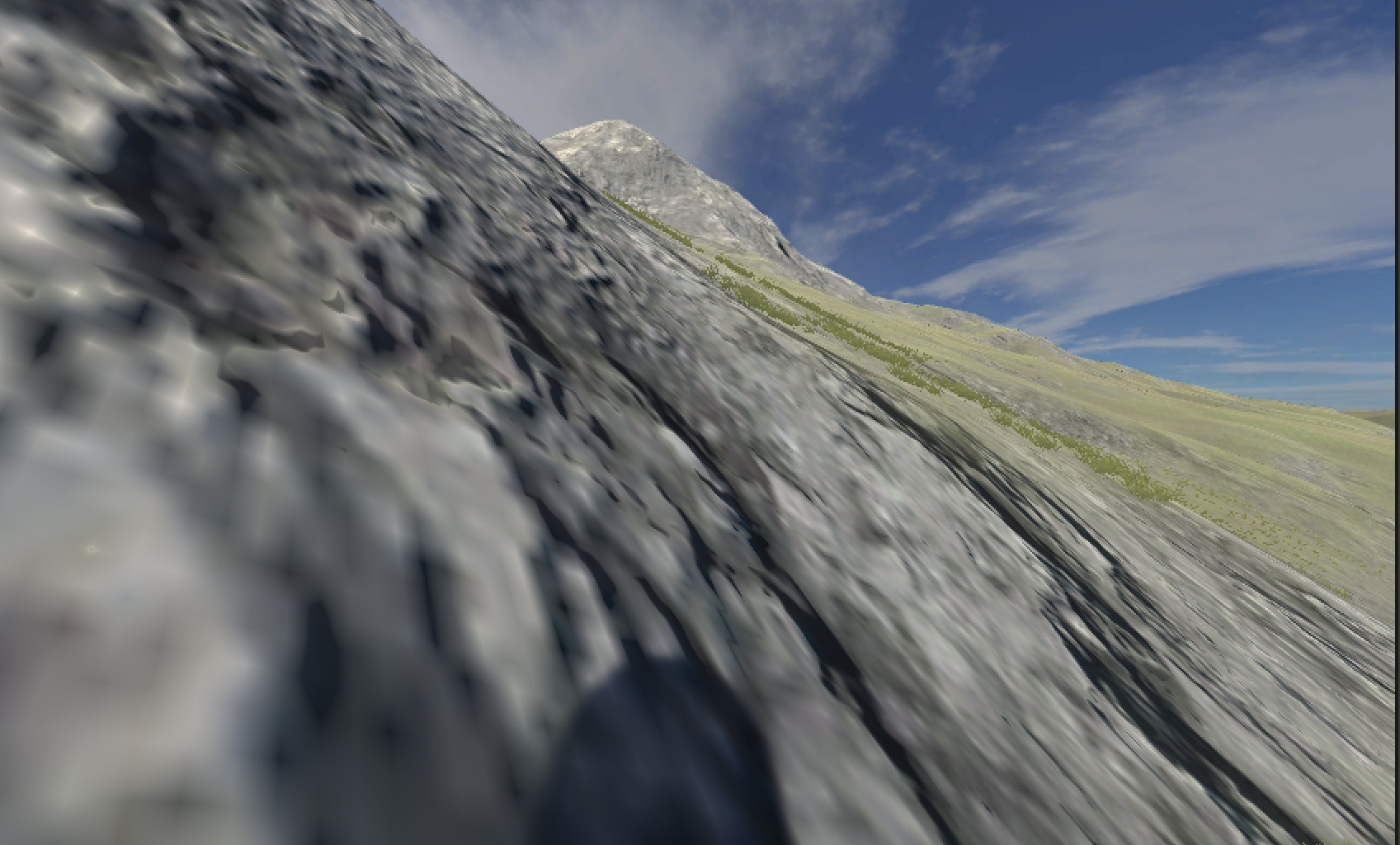 Example of terrain textures in the game