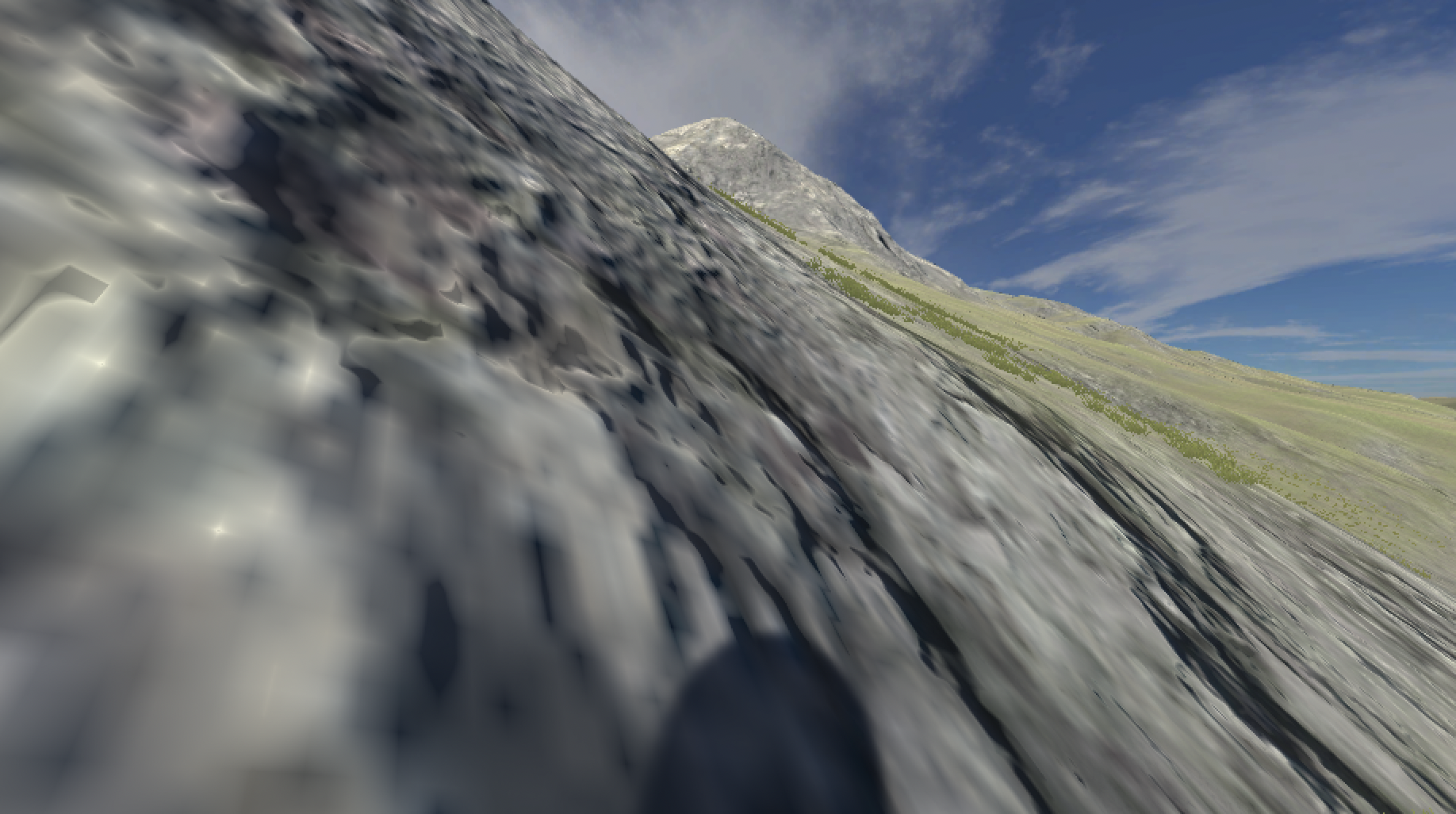 Example of terrain textures in the game