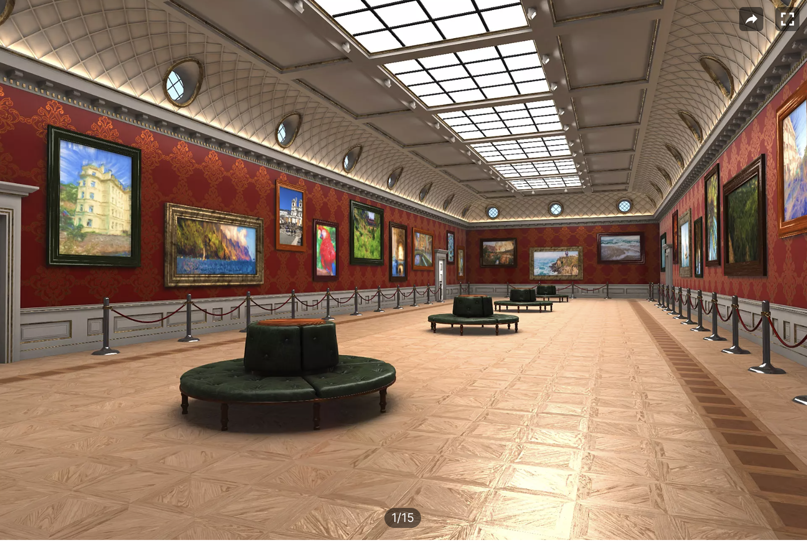 Art Gallery Expo by LaikaBossGames is a nicely fusty old museum room